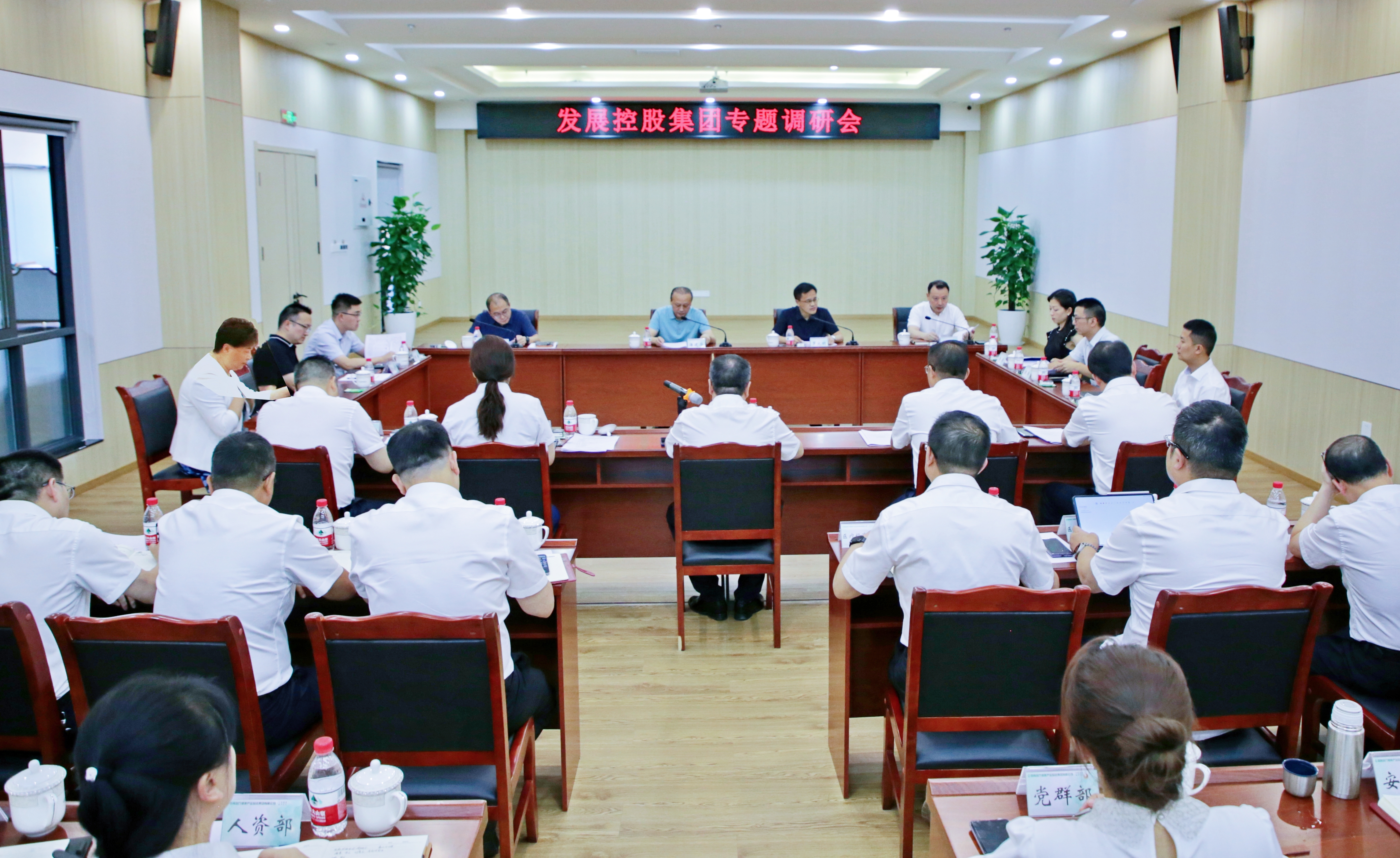 發(fā)展控股集團黨委書記、董事長潘建華調研西南醫(yī)投集團